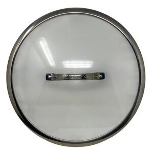 Cuisinart Lid 11.7" Inner / 12.5" Outer Glass Stainless Steel Rim Replacement